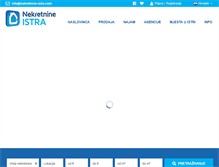 Tablet Screenshot of nekretnine-istra.com